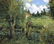Camille Pissarro the riparian Germany oil painting artist